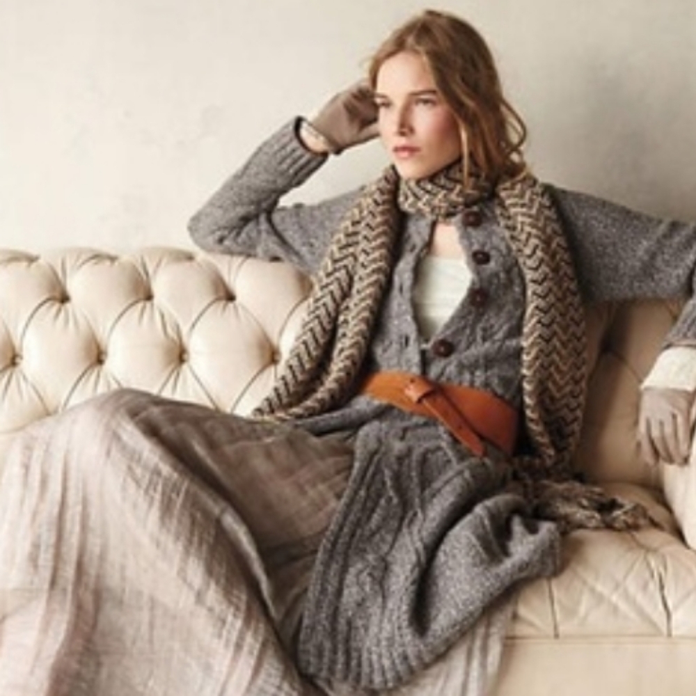 Anthropology Sweatercoat XS